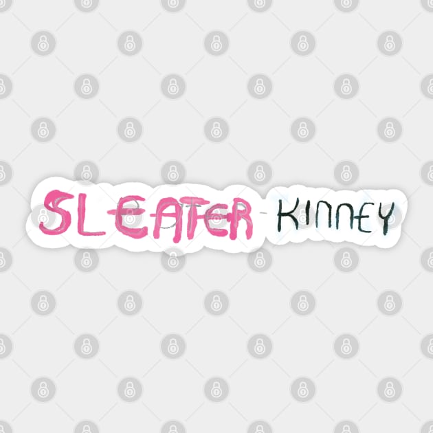 SLEATER-KINNEY // ONE BEAT Sticker by Luckythelab